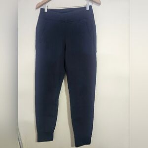 Lululemon Embrace The Space Pant Navy Blue Womens 6 Thick Fabric